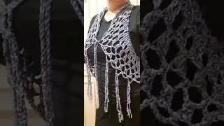 Colete Croch&ecirc; Boho by Mi Cristine #ganchillo #crochet #crochetdesigns
