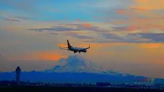 Sea-Tac Sunset Time-lapse | Mt. Rainier