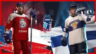 ČESKO:FINSKO|MSJ V LEDNÍM HOKEJI 2026|NHL26|PS5