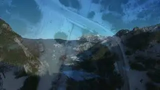 Drone footage of Logarska Valley