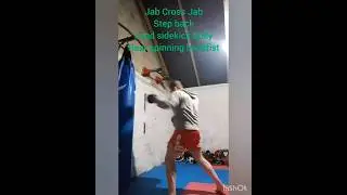 Backfist combo #mma #muaythaishorts #muaythai #kickboxing #boxing #martialarts #shorts #youtube