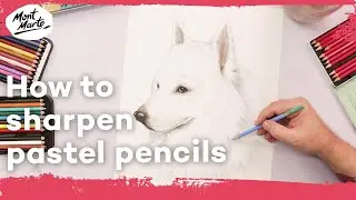 How to sharpen pastel pencils