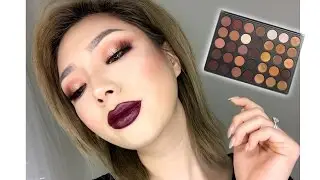 Goodbye Winter Glam Makeup using Morphe 35R Palette