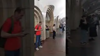 Dobryninskaya (circle) metro station Moscow  Fragment А 3 ст. Добрынинская Кольцевой Линии   Москва