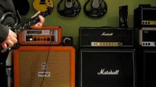 Marshall 1959 slp (1970) vs Orange OR50 40th anniversary with XOX the Handle guitar.