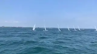 Pre Radial Youth Worlds - Windward mark rounding