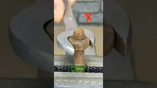 जंग लगी नट को तुरंत खोले || OPEN rusted NUT BOLT 😮#shorts