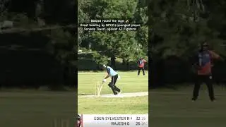 Bowled round the legs! Brilliant delivery by NPCC&rsquo;s youngest star, Sankalp Tiwari! #Cricket #NPCC