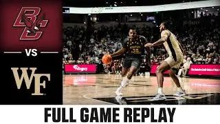 Boston College vs. Wake Forest Full Game Replay | 2024-25 ACC Men's Basketball