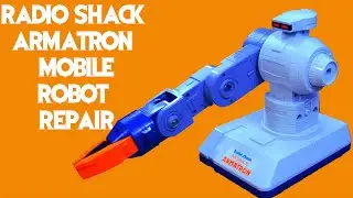 TOMY Armatron Mobile Retro Toy Robot Repair! - 1984 Radio Shack