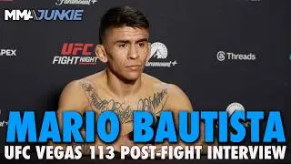 Mario Bautista reacts to Vinicius Oliveira's excuses, shuts down Song Yadong | UFC Vegas 113