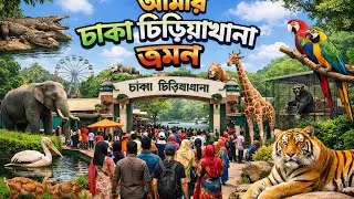 শুক্রবারের ভিড়ে ঢাকা চিড়িয়াখানা 🦁🐘 | Animal & Bird World of Dhaka Zoo