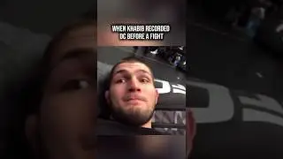 KHABIB REACTING TO DC WARMING UP 🤣