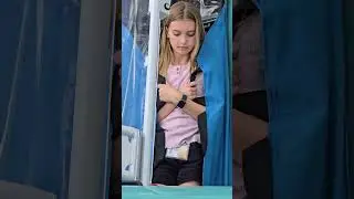 Another brave fall from Aqua drop slide drop by the little one | Norwegian Cruise Lines