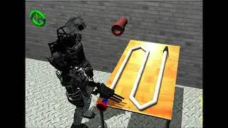DARPA VRC Atlas Robot Hose Pickup