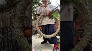 DIY X large autumn wreath