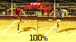 Fifa Street 2 - All Juggling Tricks (Ronaldo & Messi) (4K)