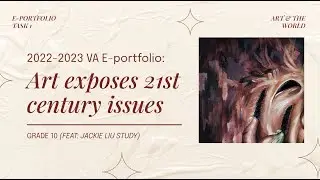 How I learn from other artists - ft. JACKIE LIU study | 21C issues - IB MYP ePortfolio FULL SCORE✦