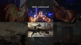 Feng's HEAT BURST Combo Recreated in TEKKEN 7 🔥#shorts