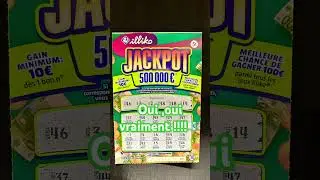Le jackpot &ccedil;a paye ou pas ??#fdjgrattage #fdj#jackpot#1000subscriber