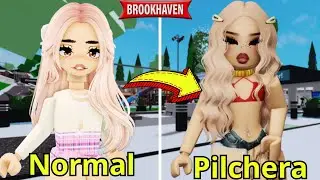😱ME CONVIERTO en PILCHERA en BROOKHAVEN y NO CREERÁS LO QUE PASÓ | Valery Rm