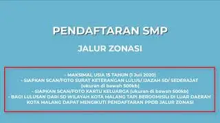 Tutorial PPDB Online Kota Malang 2020