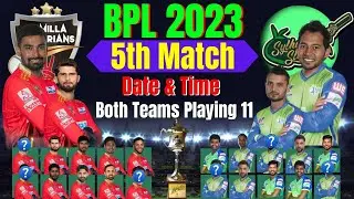 BPL 2023 | match No: 5 | Comilla Victorians vs Sylhet Strikers Both Teams Probable Playing 11 |