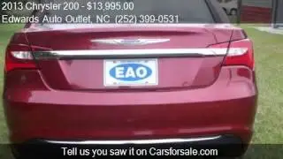 2013 Chrysler 200 Touring 4dr Sedan for sale in Wilson, NC 2