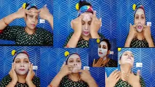 Diwali special  self facial complete step ke sath