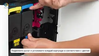 Установка тонер-картриджей G&G серии TK-5445KK/TK-5445KC/TK-5445KM/TK-5445KY для Kyocera
