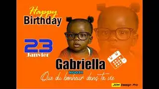 Joyeux anniversaire Gabriella NGOYI 