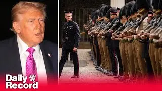 UK armed forces prepare for Donald Trump state visit as final guard of honour preparations completed