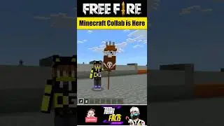 Free Fire New Collaboration With MineCraft 🐼 FF x Minecraft