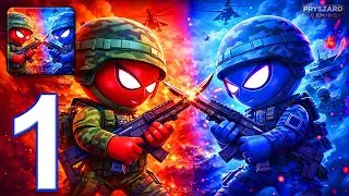 Army And Honor - Gameplay Walkthrough Part 1 - Build Base Win War (iOS, Android)