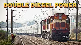 Double Diesel Trains at Full Speed | Twins Alco Delight | Part 2 | Indian Railways