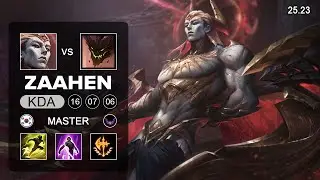 Zaahen vs Malphite Top - KR Master - Patch 25.23 Season 15