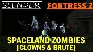 Slender Fortress 2 - SpaceLand Zombies (Clowns & Brute) [