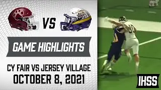 Cy-Fair vs Jersey Village -  2021 Week 7 Football Highlights