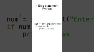 Оператор if-else в Python