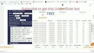 BINARY.COM BOT: Under/Over STRATEGY: HOW I TRADE WITH THE BALANCE OF $100