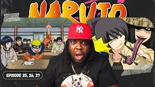 From Written Exams to Life-Threatening Danger! | Naruto Ep 25, 26, 27 | Anime Reaction