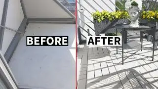 How to install IKEA Runnen Deck Tiles DIY