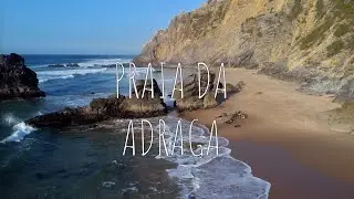 Incredible beach PRAIA DA ADRAGA, Portugal. Великолепный пляж в Португалии с воздуха. 4K 😍