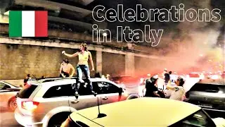 It is coming to Rome! - Part 1 | Absolute scenes in Italy after Euro 2020 win!