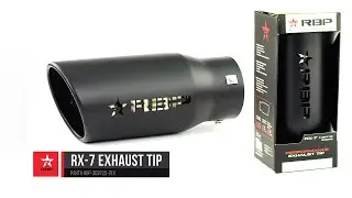RBP RX-7 Black Exhaust Tip &mdash; RBP-303725-7EX