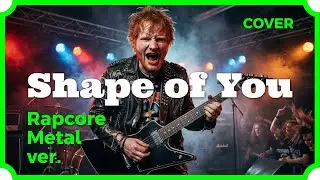 🎵 Shape of you - Ed Sheeran ( Rapcore Metal ver. COVER )
