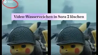 Sora 2 Wasserzeichen? 🙅&zwj;♀️ Bye Bye! So einfach geht's! ✨
