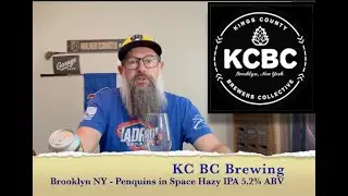 KC BC Brewing Brooklyn NY Penguins in Space Hazy IPA Beer Review PopDarts Bloopers