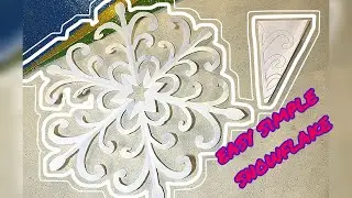 Easy & Simple Snowflake/ Простая Снежинка из Бумаги