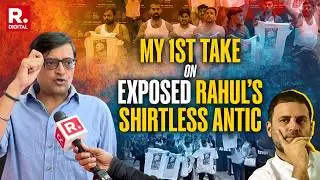 Arnab's First Take On Rahul Gandhi's Baniyan Drama At AI Impact Summit 2026 | Bharat Mandapam